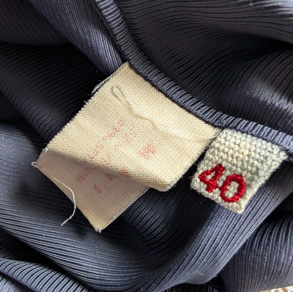 Vintage Marni Silk-Blend Midi Dress | Knotted Front, Asymmetrical Hem - Picture 9 of 9